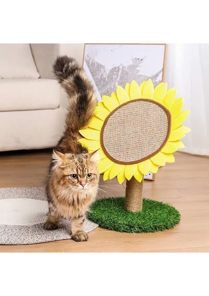 Güzel Ayçiçeği Kedi Scratch Board Oyuncak Sisal Kediler Tırmalama Post Oyuncaklar Koruyan Öğütme Pençeleri Kedi Scratcher Oyuncak Mat | Mobilya Ve Çizikler (Yurt Dışından) fırsatları