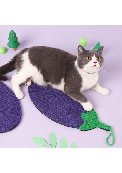 Sevimli Patlıcan Şekli Kedi Scratcher Sisal Mat Kedi Scratch Ped Koruma Sandalye Masa Kanepe Kedi Oyuncak Pet Ürünleri Evcil Hayvan Malzemeleri | Mobilya Ve Çizikler (Yurt Dışından) fiyatları