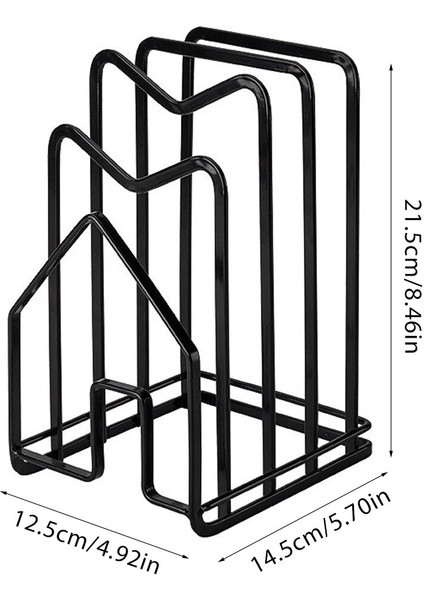 Demir Pot Kapak Raf Kesme Kurulu Tutucu Raf Pişirme Bulaşık Süzgeç Kurutma Rafları Mutfak Organizatör Pan Kapak Standı Mutfak Aracı | Raflar ve tutucular (Yurt Dışından)