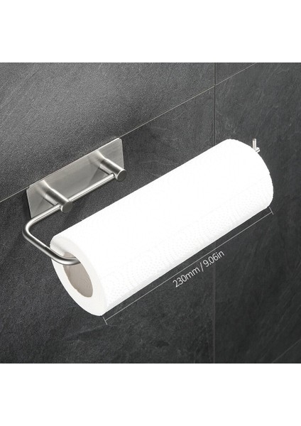 Duvar Montajı Yatay Kağıt Havlu Tutucu Mutfak Kağıt Havlu Askısı Dissia Raf Tutucu Doku Rulo | Depolama Tutucular ve raflar (Yurt Dışından) fırsatları