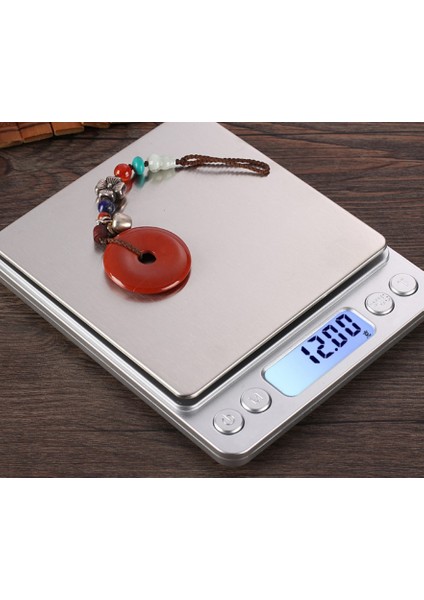 Yüksek Hassasiyetli Elektronik Dijital Ölçekli Taşınabilir LCD Mini Cep Ölçeği Mutfak Takı Ağırlık Dengesi Araçları (Yurt Dışından)