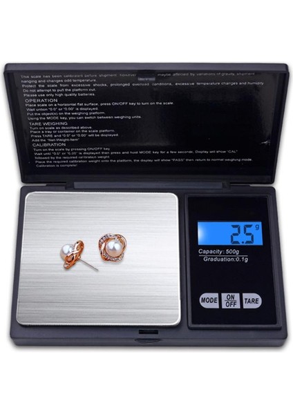 LCD Dijital Cep Scalejewelry Altın Denge Ağırlık Ölçeği Elektronik Altın Para Ölçeği Için Ev, Eczane (Yurt Dışından)