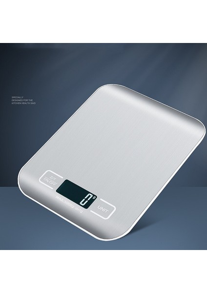 Dijital Mutfak Ölçeği, LCD Ekran Hassas Paslanmaz Çelik Gıda Ölçeği Pişirme Pişirme Tartı Terazi Elektronik (Yurt Dışından)