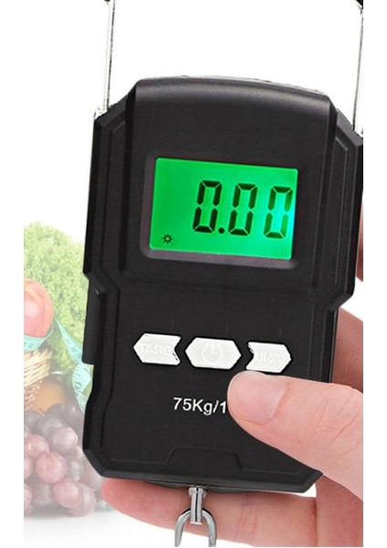 Bagaj Için Bant ile Dijital Ölçek Ağırlık Asılı Elektronik Kanca Ölçek Ağırlık Aracı (Yurt Dışından)