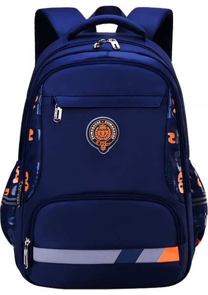 Kızlar Için Su Geçirmez Okul Sırt Çantaları Erkek Ilköğretim Okul Çantaları Bookbag (Mavi) (Yurt Dışından)