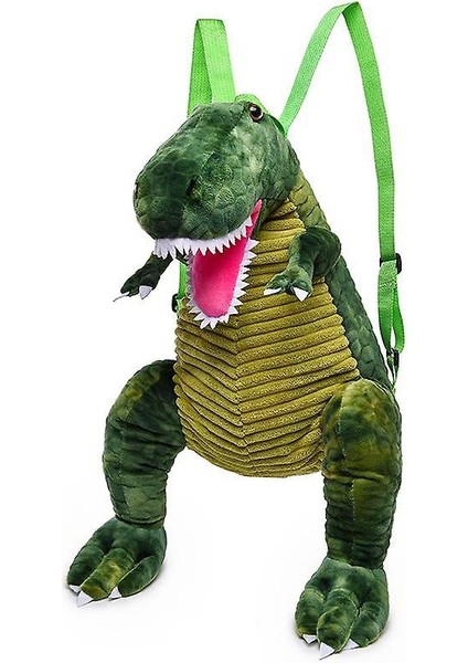 (Tyrannosaurus) Triceratops Sevimli Dinozor Karikatür Peluş Çocuk Sırt Çantası (Yurt Dışından)