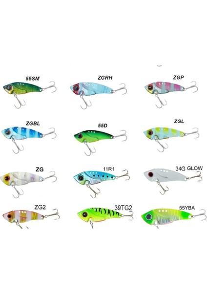 Sebastian 3D Vıb. 20 G. Sahte Yem 34G Glow modelleri