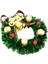 1:12 Ölçekli Bebek Evi Minyatür Noel Çelenk Dekore El Yapımı Garland (Yurt Dışından) 1