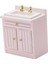 Dollhouse Minyatür Ahşap Mutfak Lavabo Pembe Kabine, Ahşap Mobilya (Yurt Dışından) 4