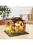 Minyatür Dollhouse Mobilya Kiti Ile LED Işık Ahşap Satranç Kulübü Hediye (Yurt Dışından) 4