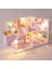 Dıy El Sanatları Dollhouse W / LED Işık Ahşap Cottage 3D Bulmacalar Bebek Evi Oyuncaklar (Yurt Dışından) 5