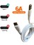 Huawei Samsung Lg Sony Xiaomi Oppo Uyumlu Type-C USB Super Fast Şarj Şarz Kablosu Type-C 6 Amper 6A 1 Metre Fest Şarz 3