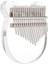 17 Tuşlar Taşınabilir Kalimba Thumb Piano Müzikal Enstrüman + Çocuklar Için Kılıf (Yurt Dışından) 4