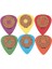 6x Gitar Gitarist Müzik Hediye Için Kaymaz Kavrama Mantarları ile Plektrums Alır (Yurt Dışından) 2