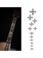Gitar Kakma Sticker Bas Fret Klavye Çıkartmaları Dıy Işaretleyiciler Çapraz Tarzı (Yurt Dışından) 5
