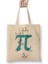 Pi Sayisi Mathematica Matematik Özel Tasarim Pi Günü Bez Çanta Uzun Saplı 1