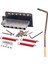 6 Dize Eyer Tremolo Köprü Seti + 3 Adet Kırmızı Vida Gitar Aksesuar Için (Yurt Dışından) 1