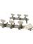 2 Adet Akustik Gitar Tuning Pegs Tuner Makinesi Başlıkları Bej Topuzu Düğmesi ile (Yurt Dışından) 1