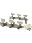 2 Adet Akustik Gitar Tuning Pegs Tuner Makinesi Başlıkları Bej Topuzu Düğmesi ile (Yurt Dışından) 5