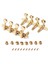 Mandolin Gitar Yedek Tuning Anahtarları Tuner Tuning Pegs Set 4r 4l Altın (Yurt Dışından) 5