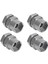 1/10 Rc Araba Lastikleri Için 4pcs 12MM Ila 17MM Tekerlek Adaptörü Ofset Parçaları (Yurt Dışından) 4