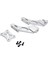 Metal Kuyruk Tamir Parçaları Wltoys Için Vida ile 144001 1/14 Rc Araba Gümüş (Yurt Dışından) 3