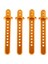 4x 1/10 Rc Araba Kamyon Buggy Yedek Parçaları Vücut Dağı Eksenel SCX10 Accs Altın (Yurt Dışından) 2