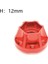 Tekerlek Hex Hubs Yedek Parçaları Için Axial 1/10 SCX10 1.9 / 2.2 Inç Tekerlek Rc Araba 12MM Kırmızı (Yurt Dışından) 2