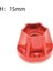 Tekerlek Altı Hex Hubs Yedek Parçaları Için Aksiyal 1/10 SCX10 1.9 / 2.2 Inç Tekerlek Rc Araba 15MM Kırmızı (Yurt Dışından) 2