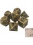 7 Steampunk Hollow Metal Polyhedral Rpg Dnd Dices Set Masaüstü Rpg Oyun Matematik Öğretimi - Bronz (Yurt Dışından) 1