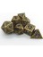 7 Steampunk Hollow Metal Polyhedral Rpg Dnd Dices Set Masaüstü Rpg Oyun Matematik Öğretimi - Bronz (Yurt Dışından) 3