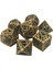 7 Steampunk Hollow Metal Polyhedral Rpg Dnd Dices Set Masaüstü Rpg Oyun Matematik Öğretimi - Bronz (Yurt Dışından) 5