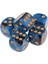 5x6 Taraflı Oyun Zar 16MM Zar Tahta Oyunları ve Matematik Koyu Mavi Öğretim (Yurt Dışından) 1