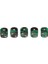 5pcs 16MM Opak Altı Taraflı Spot Oyunlar D6 D&d Rpg Koyu Yeşil (Yurt Dışından) 3