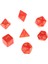 7x Polihedral Zar 16MM Dnd Mtg Masa Oyunları Için Kırmızı (Yurt Dışından) 1