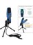 Kondenser Mikrofon Mic Studio Ses Kayıt Tripod Standı 3.5mm Ses Kablosu (Yurt Dışından) 5