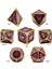 Polyhedral Zar Casino Aksesuarları Rpg Dices Board Oyunları Dnd Mor Altın Için Çok Taraflı (Yurt Dışından) 4