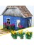 3 Parça Dıy Minyatür Çiçek Yapay Çiçek Demiryolu Manzarası Dekor Moonflower Için (Yurt Dışından) 4