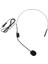 1 Parça Profesyonel Mini Kulaklık Headworn Mikrofon Başkanı Monte Mic Siyah (Yurt Dışından) 1