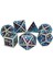 7 / Set Metal Polyhedron Zar Seti D20 D12 D10 D8 D6 D4, Rol Oynatma, Hediyeler Mavi Mor (Yurt Dışından) 1