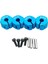SCX10 CC01 Wraıth Için 4 1/10 Hex Tekerlek Hub'ları Set 90027 90034 Off Road Araba 9mm Mavi (Yurt Dışından) 2