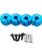 SCX10 CC01 Wraıth Için 4 1/10 Hex Tekerlek Hub'ları Set 90027 90034 Off Road Araba 9mm Mavi (Yurt Dışından) 3