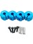 SCX10 CC01 Wraıth Için 4 1/10 Hex Tekerlek Hub'ları Set 90027 90034 Off Road Araba 9mm Mavi (Yurt Dışından) 4