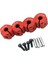 SCX10 CC01 Için 4 1/10 Hex Tekerlek Hub'ları Set Wraith 90027 90034 Off Road Araba 10MM Kırmızı (Yurt Dışından) 4