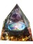 Kristal Piramit Küre Taş Reiki Enerji Meditasyon Doğal Taş Mor (Yurt Dışından) 2