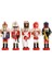5 12 cm Yükseklik Mini Ahşap Fındıkkıran Asker Süsler Set Xmas Bebek (Yurt Dışından) 1
