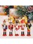 5 12 cm Yükseklik Mini Ahşap Fındıkkıran Asker Süsler Set Xmas Bebek (Yurt Dışından) 4