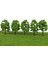 80 Parça Mini Model Ağaçları 1/150 Ölçekli Dıy Düzeni Park Bahçe Sahte Bitkiler (Yurt Dışından) 5