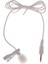 Taşınabilir 3.5mm Fiş Mini Klip Mikrofon Klipsi Beyaz (Yurt Dışından) 2