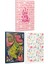 3'lü Defter Seti -Yaz bahçesi-Cümbüş-Love You Mom 1
